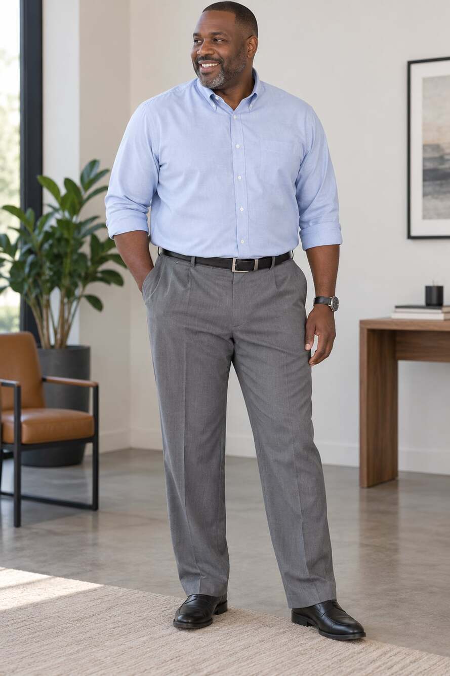 Nautica Men's Gray Dress Pants Size 42W x 34L